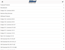 Tablet Screenshot of dkdiesel.com
